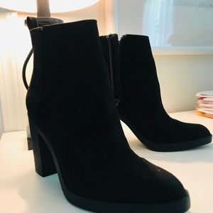 Leather ankle boots